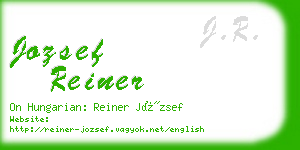 jozsef reiner business card